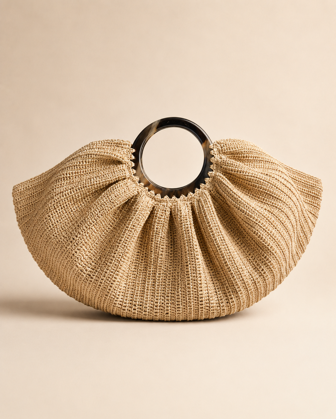 Sac Akora en raphia façonné à la main – visuel 1