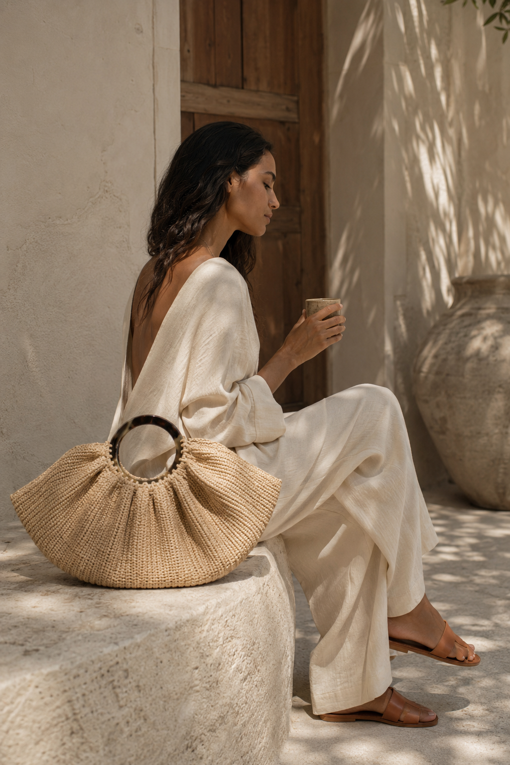 Collection de sacs Marevaka en raphia naturel