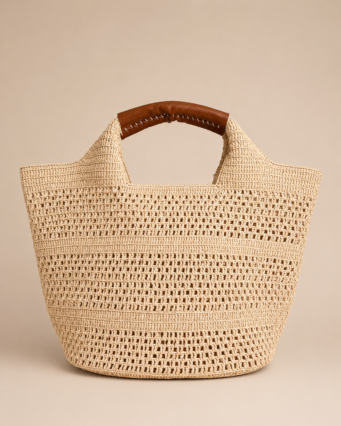Sac TAHIRY en raphia façonné à la main – visuel 1